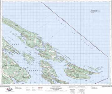 092B14 Mayne Island 1 50 000 Shop Online At WorldOfMaps Com   092B14 