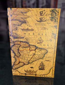 Box World Map design book shaped - Box World Map design - Shop Online ...