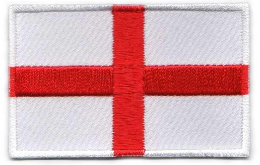 8557 England Flag Patch 3.5 x 2.25
