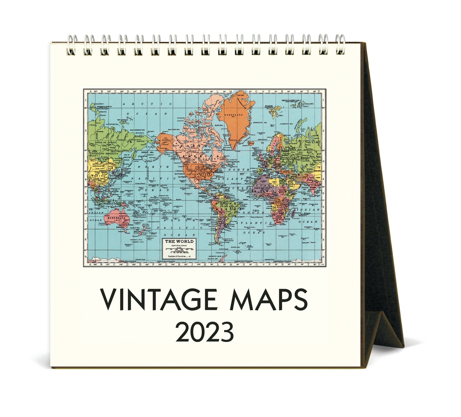 Vintage Maps 2023 Desk Calendar - Shop Online at WorldOfMaps.com