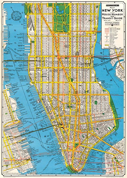 Wrap - New York City map Poster - Decorative Wrap - New York Antique ...